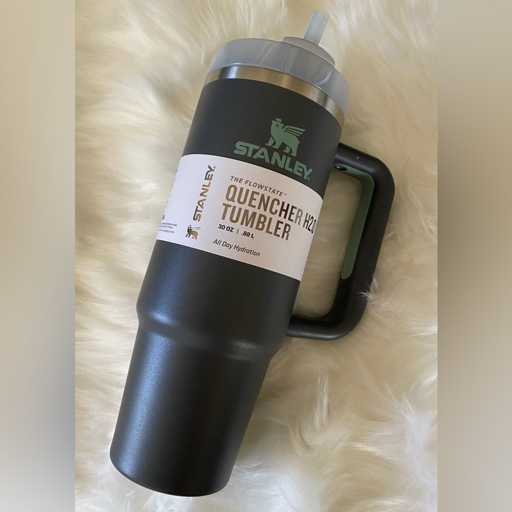 NWT New Stanley 30 Oz. Quencher H2.0 Tumbler in CHARCOAL Grey
